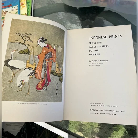 ジェームズ・A・ミッチェナー著の「JAPANESE PRINTS（日本の版画